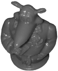 Schwarze Spielfigur