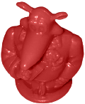 Rote Spielfigur